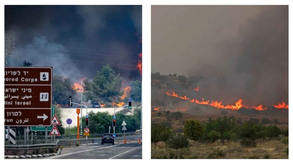 Wildfires in Israel