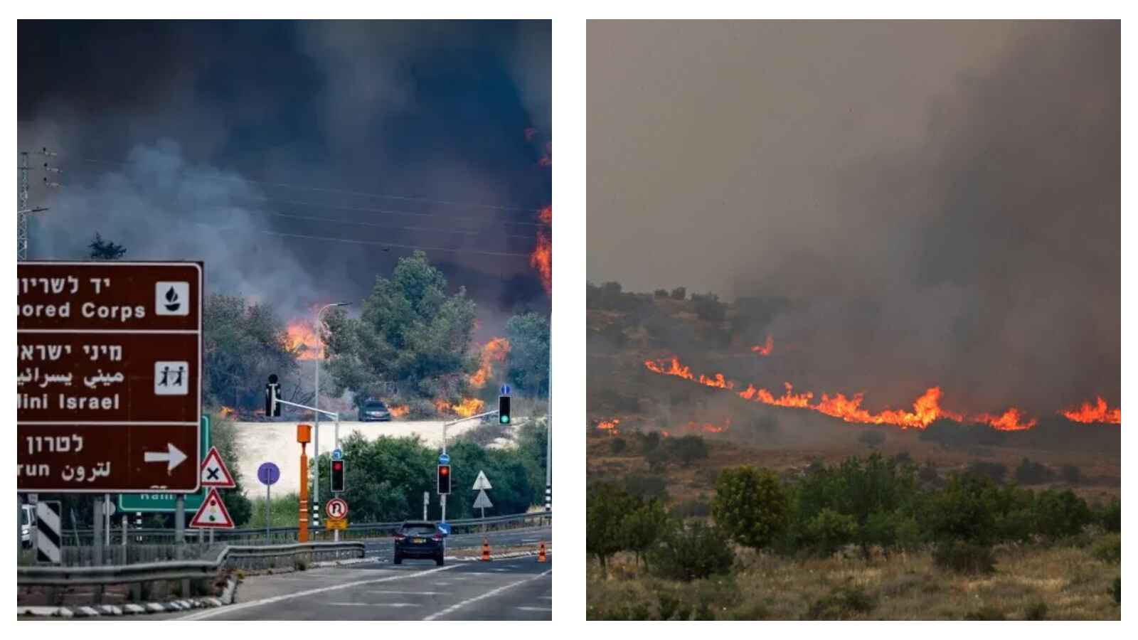 Wildfires in Israel