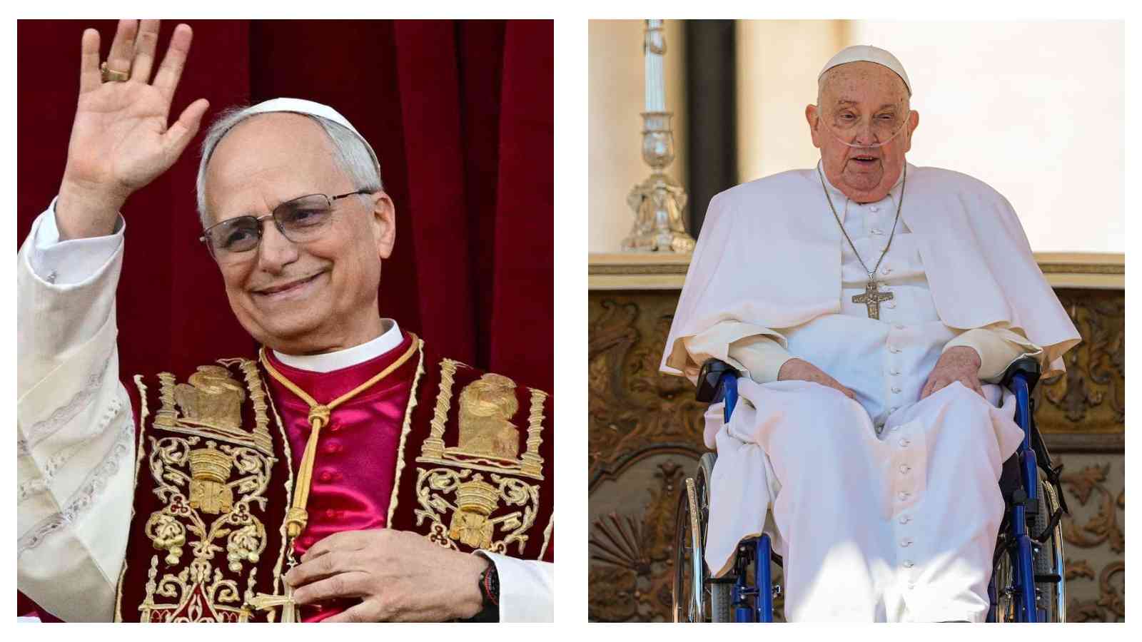 pope leo and the late pope francis