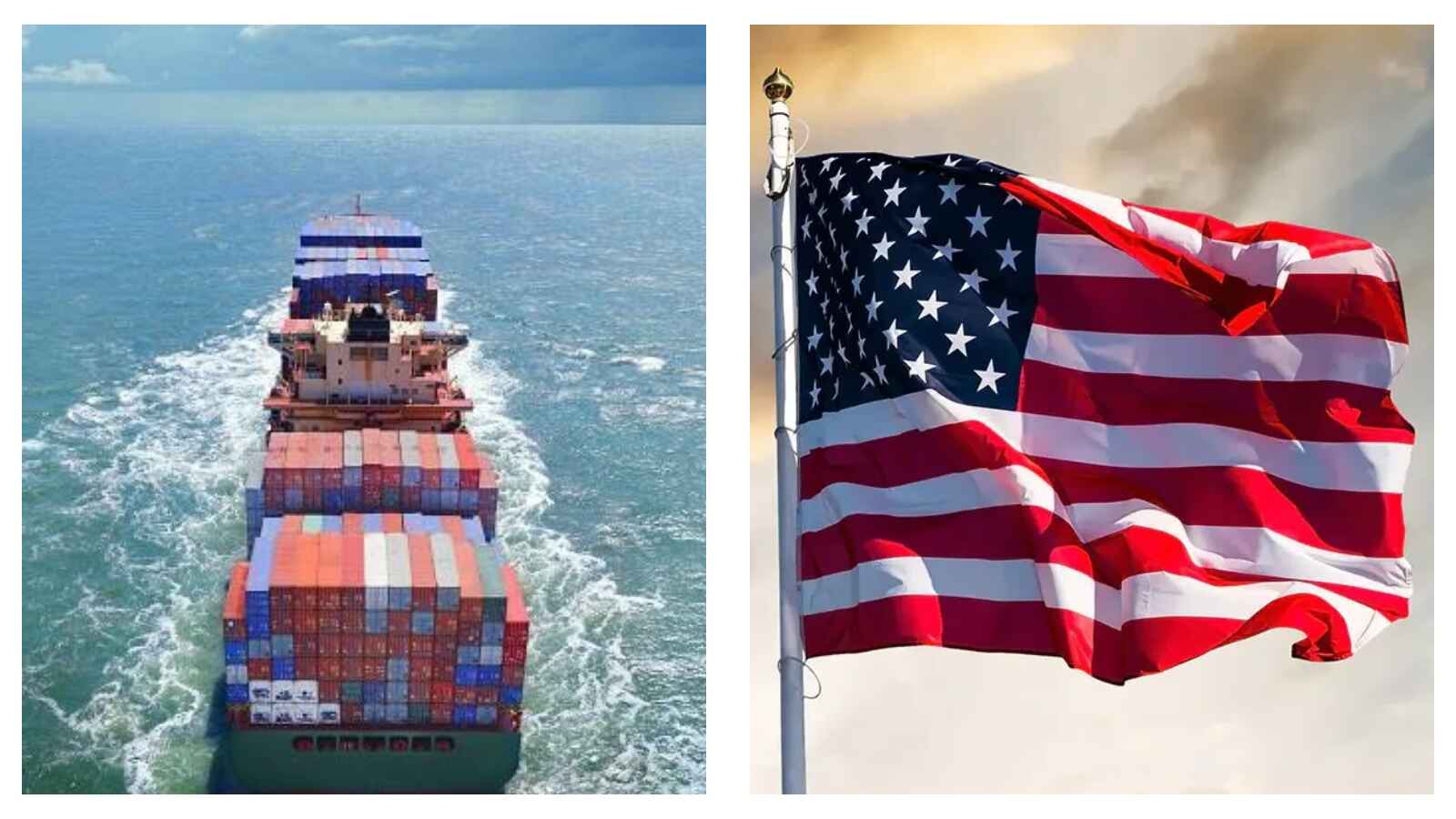 Maritime cargo and US flag