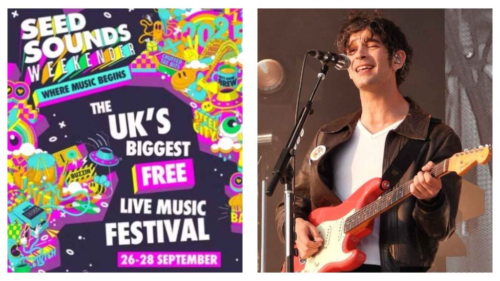 Seed Sounds Weekender festival & The 1975 singer Matty Healy
