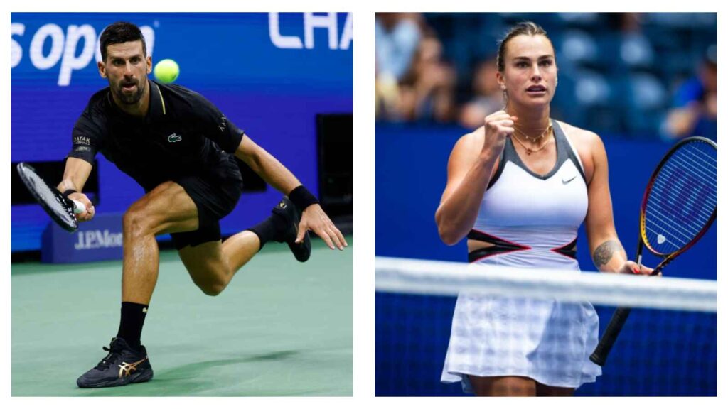 Novak Djokovic & Aryna Sabalenka