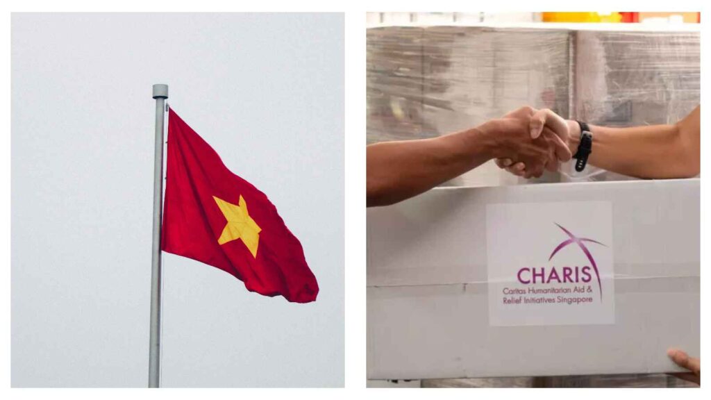 Vietnam charity donation