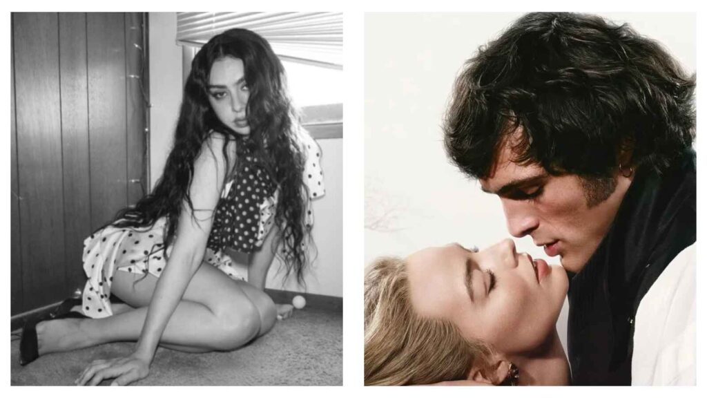 Charli XCX, Jacob Elordi and Margot Robbie