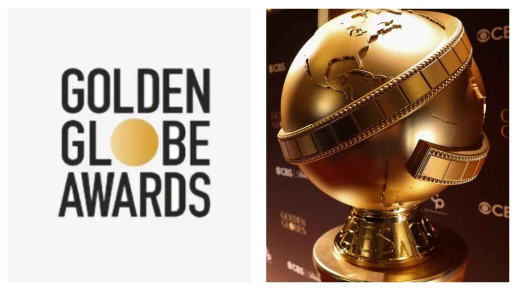 Golden Globe Awards logo and award