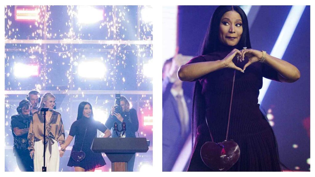 Nicki Minaj and Erika Kirk at Turning Point USA summit