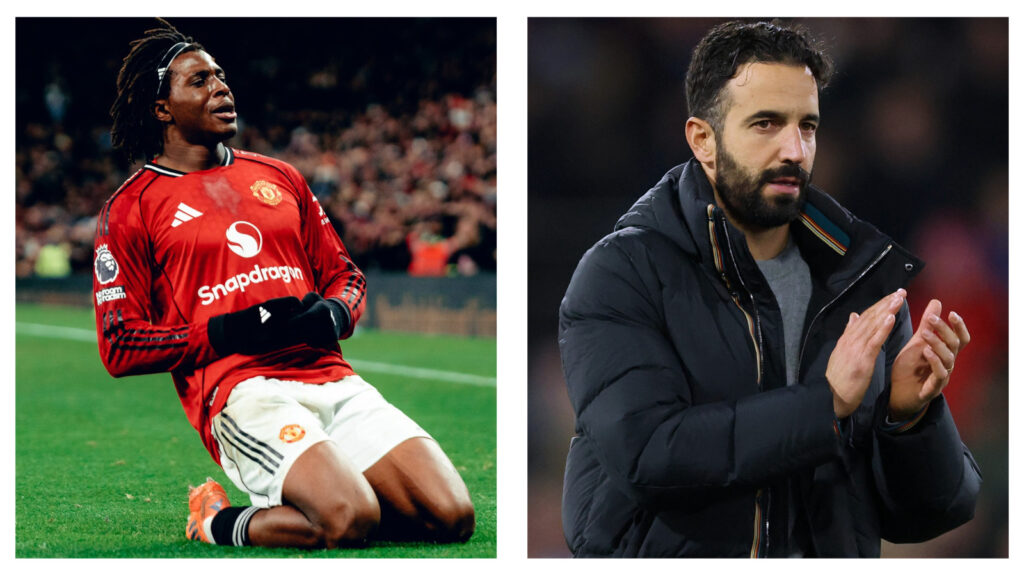 Patrick Dorgu and Reuben Amorim