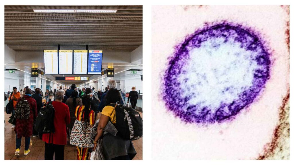Airport departure lounge and Nipah virus