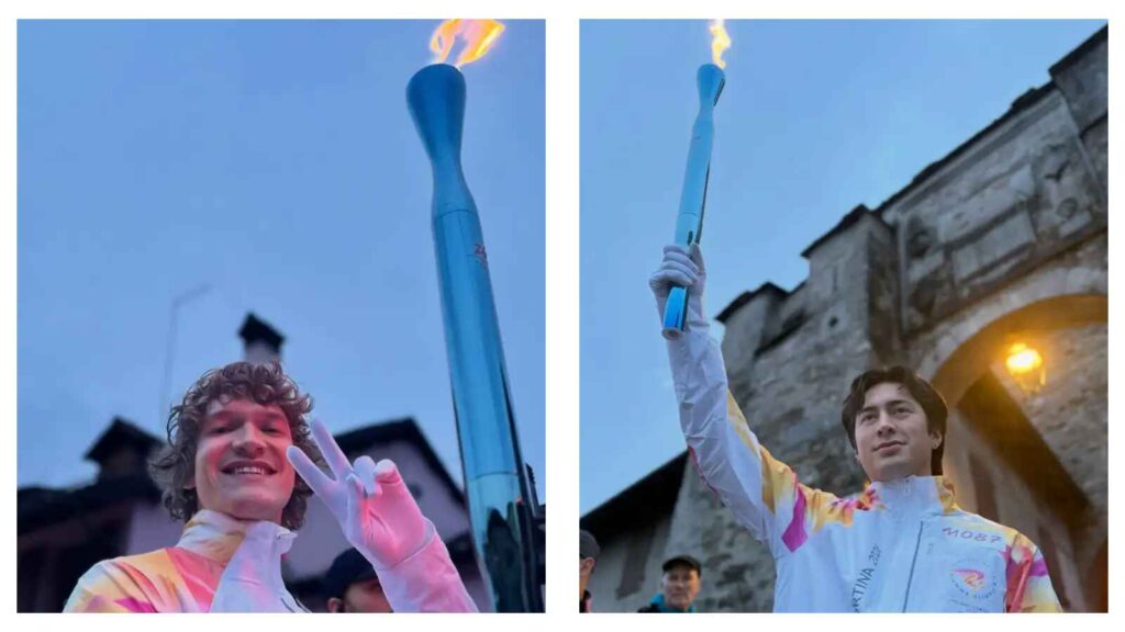 Hudson Williams and Connor Storrie