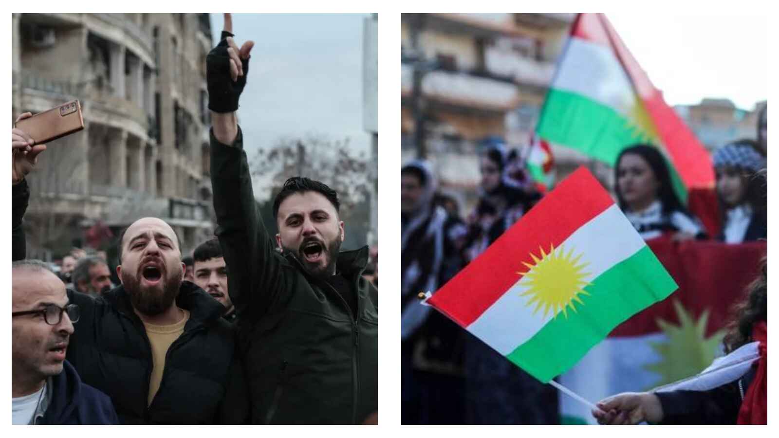 Kurdish community and flag