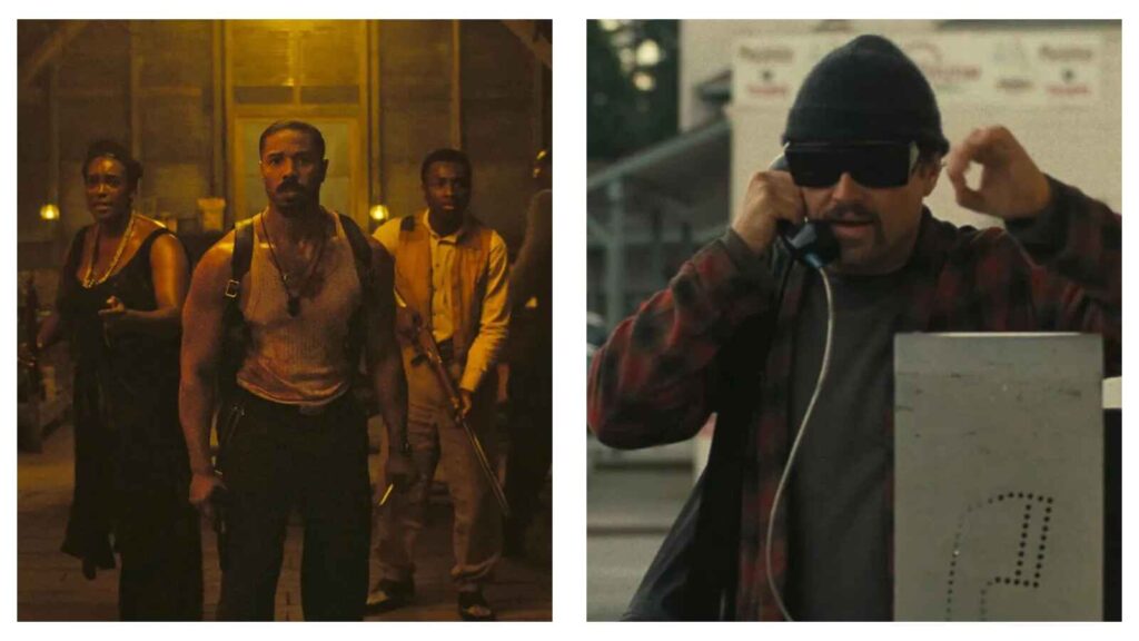Stills from Sinners and One Battle After Another