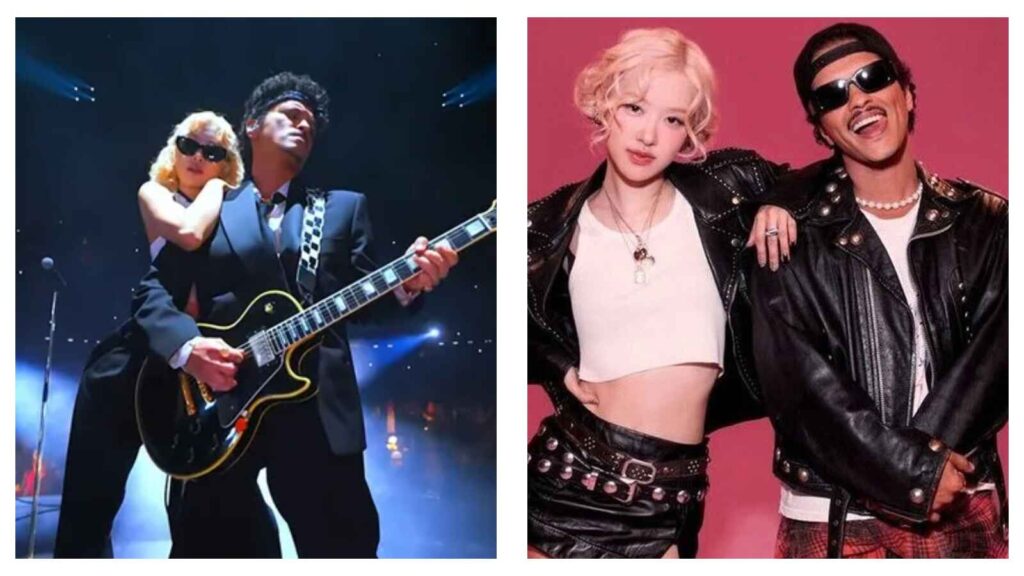 Bruno Mars and Rose