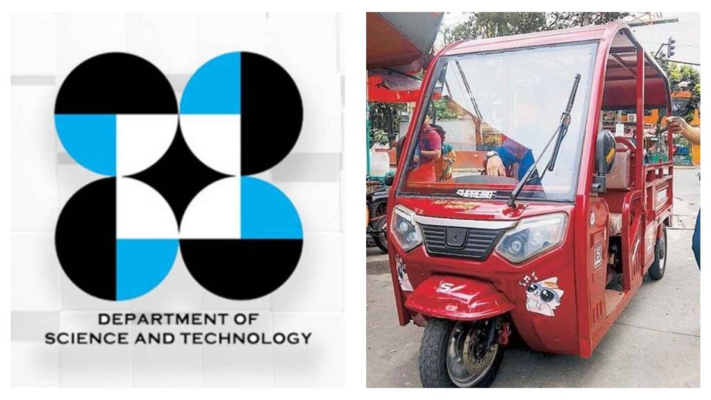 Department of Science and Technology (DOST) and electric tricycle
