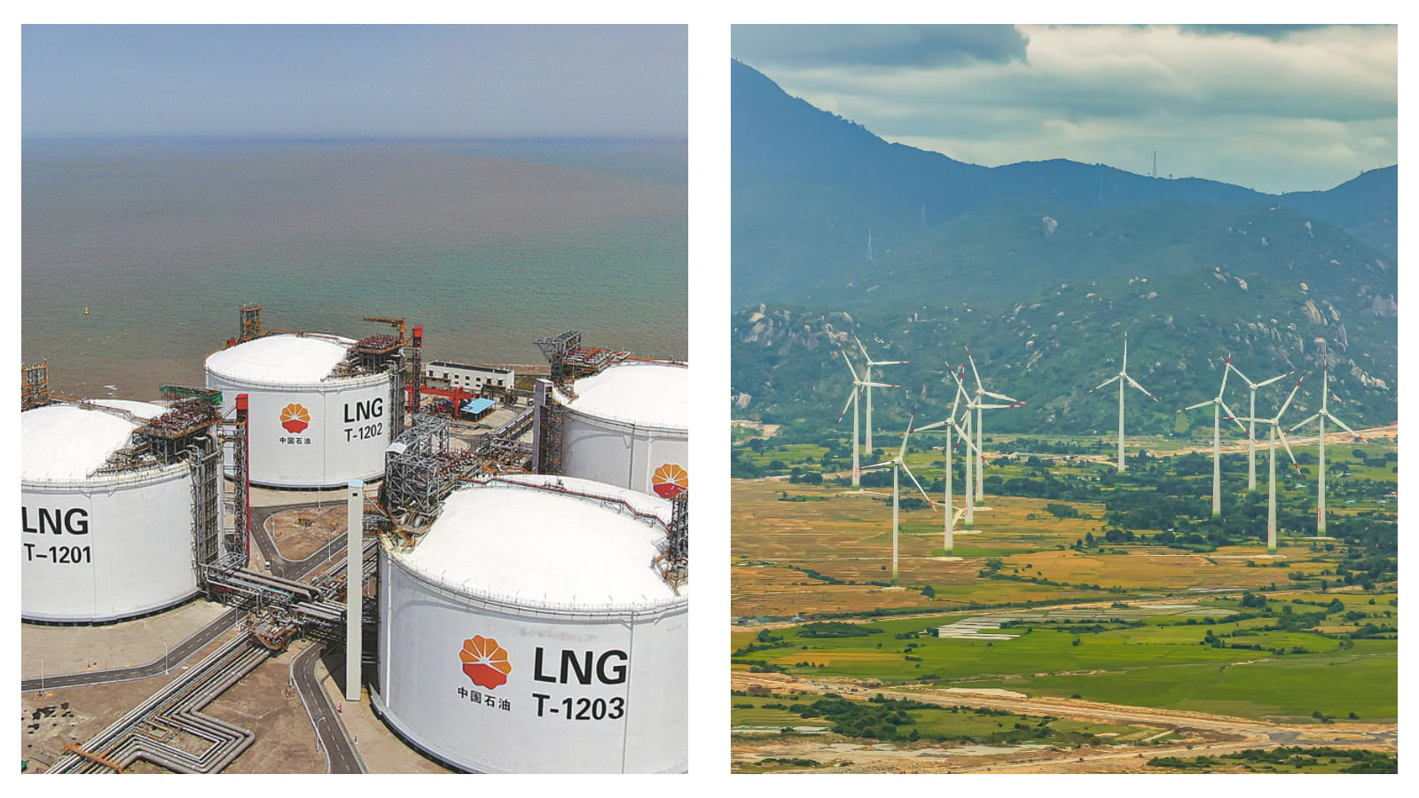LNG and renewable energy
