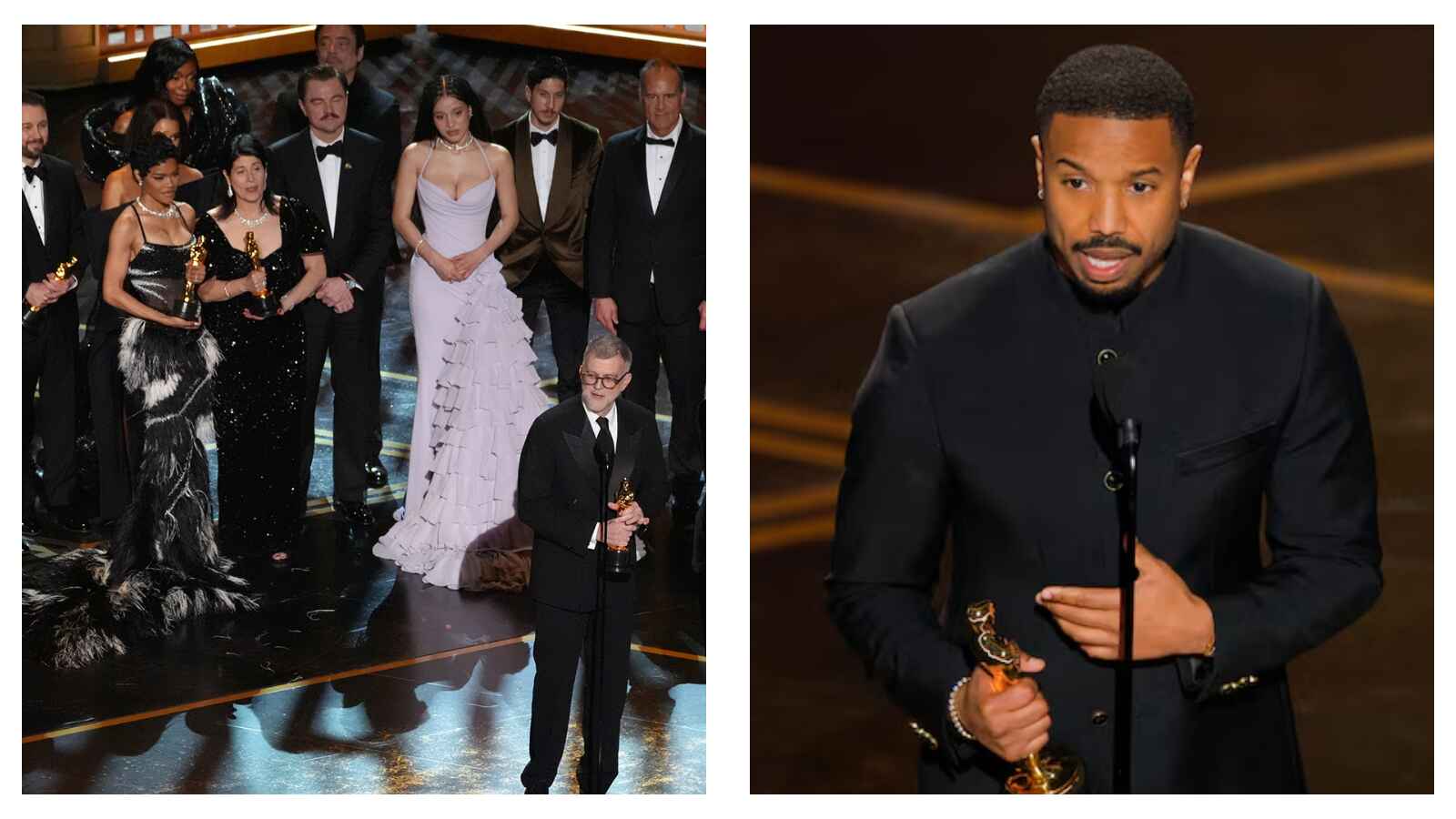 Cast of One Battle After Another and Michael B Jordan