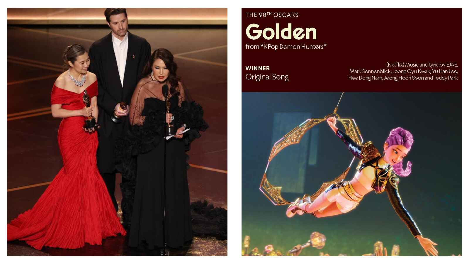 EJAE's acceptance speech at the Oscars