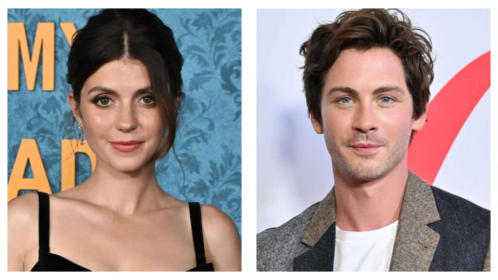 Emily bader and Logan Lerman