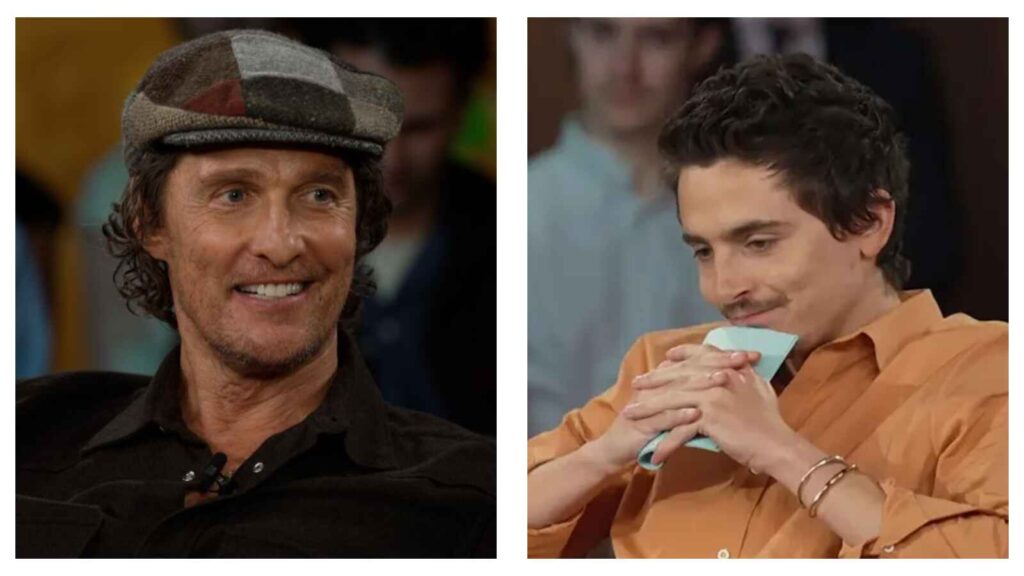 Matthew McConaughey and Timothée Chalamet Variety interview
