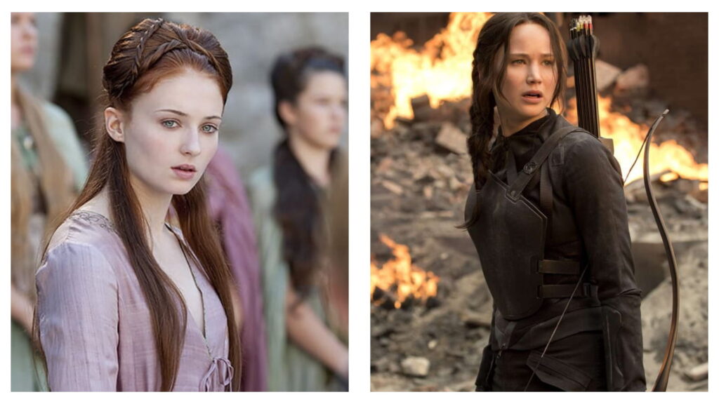 Sansa Stark and Katniss Everdeen