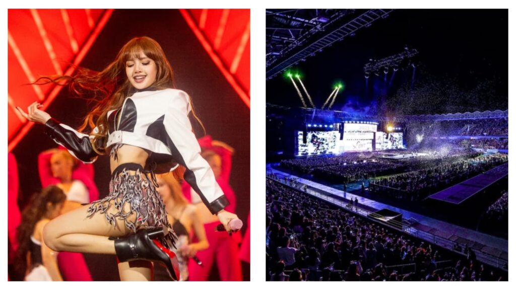 Blackpink's Lisa & K-pop concert