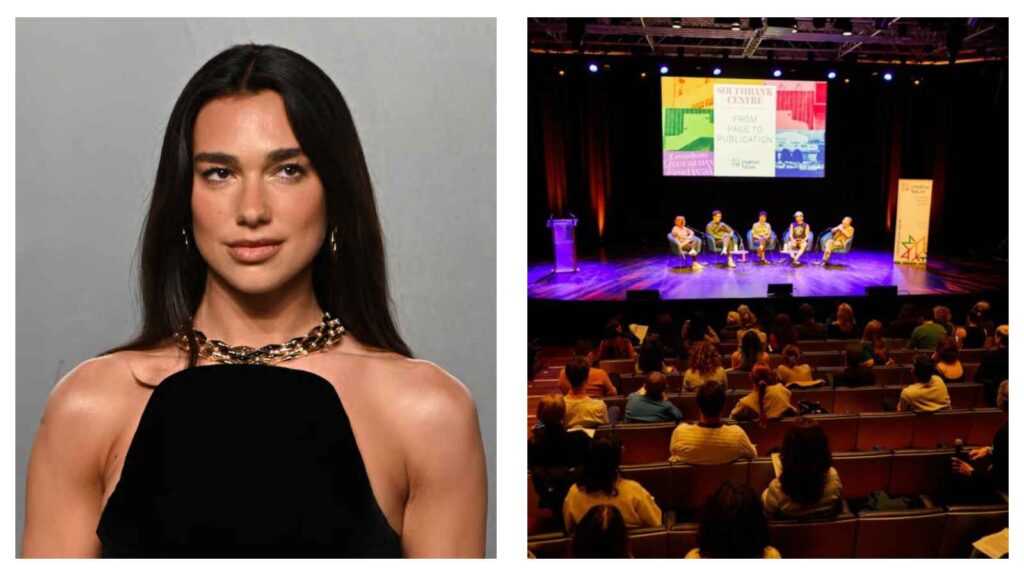 Dua Lipa and London Literature Festival