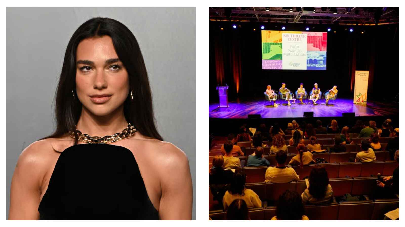 Dua Lipa and London Literature Festival