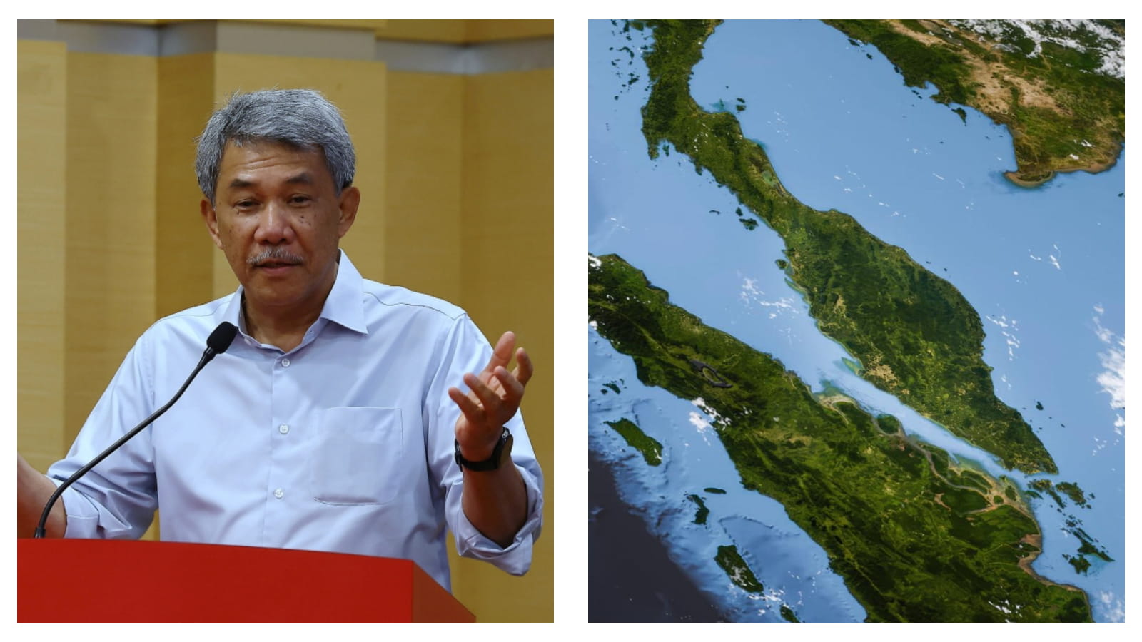 Foreign Affairs Minister Datuk Seri Mohamad Hasan and Strait of Malacca