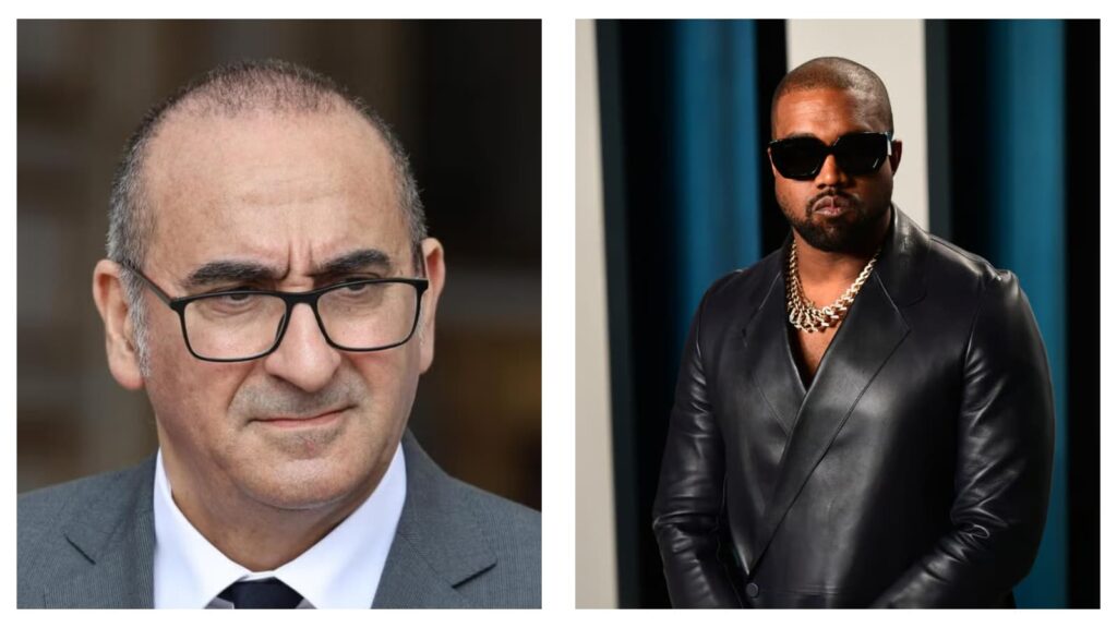 French Interior Minister Laurent Nunez & Kanye West