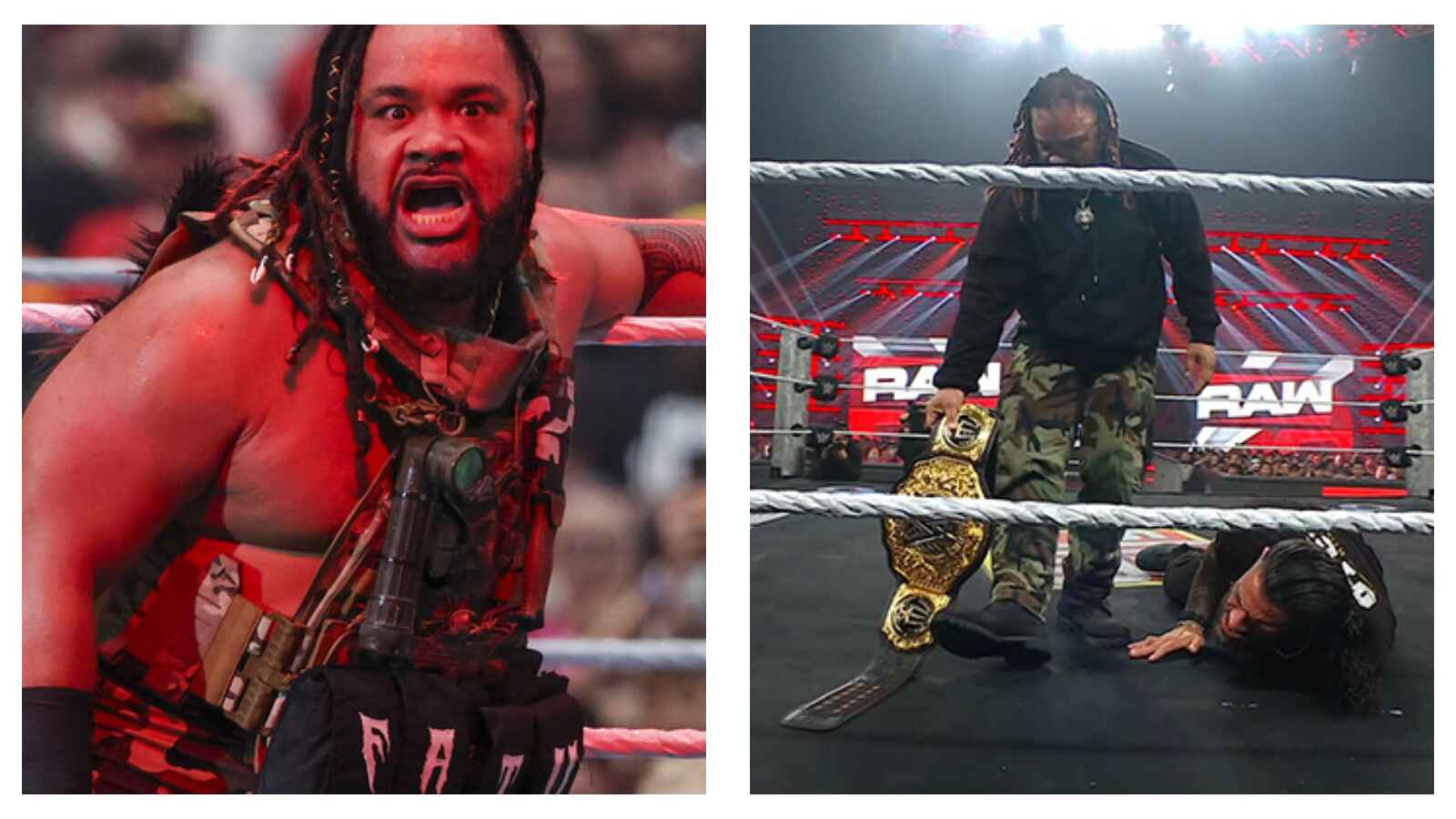 Jacob Fatu and Roman Reigns