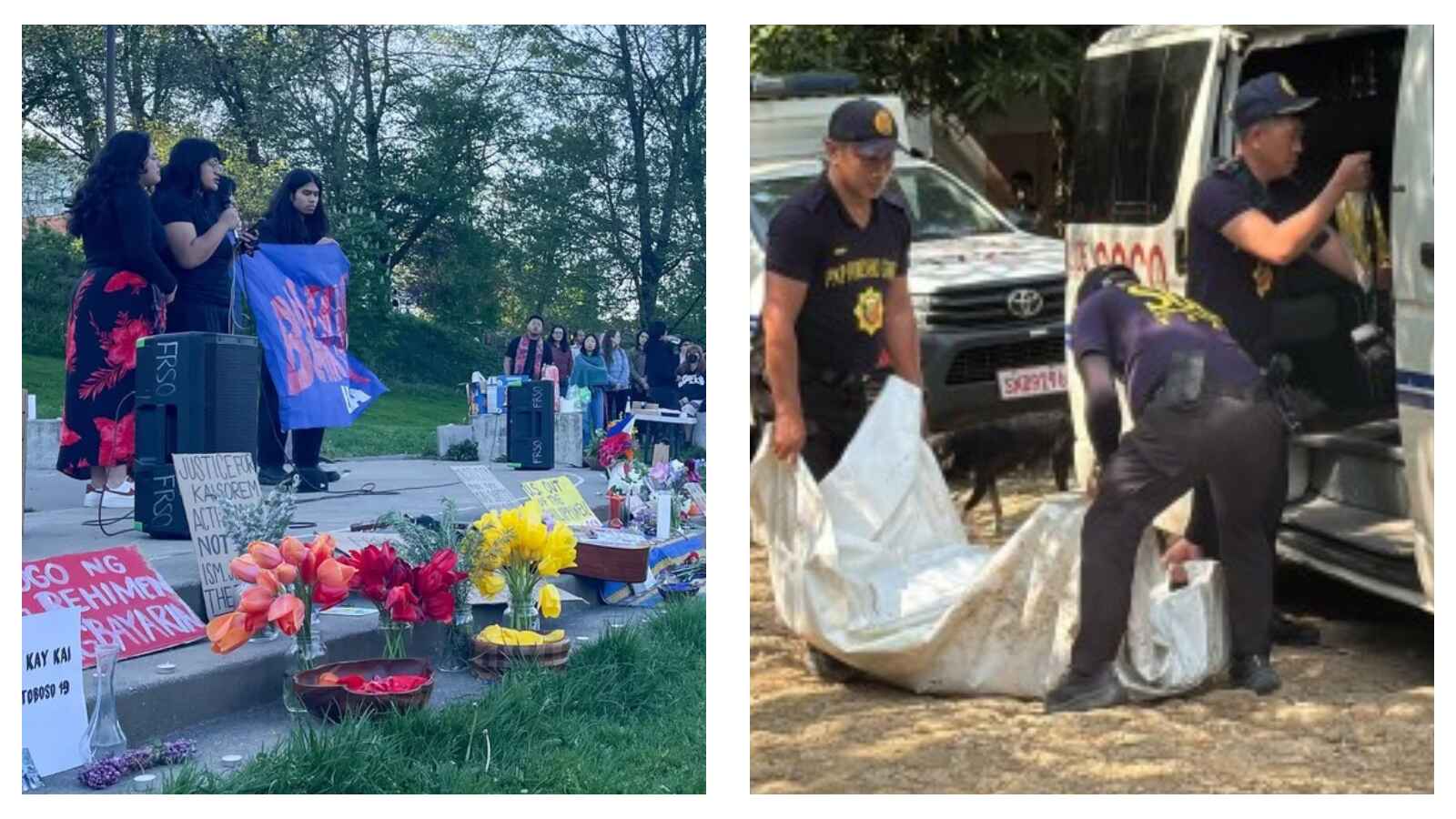 Mourning for civilians killed in military operation