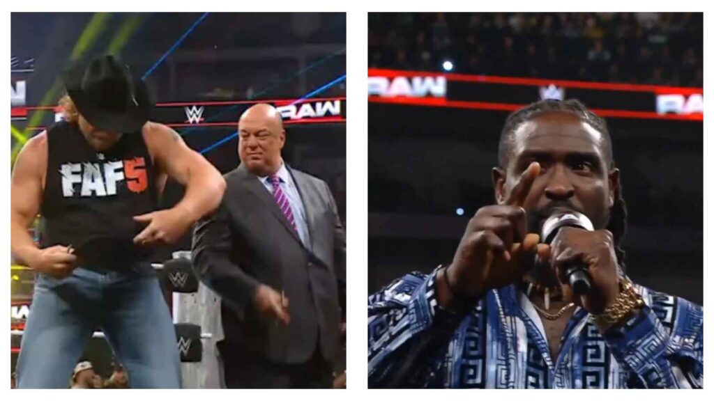 Paul Heyman, Brock Lesnar and Oba Femi