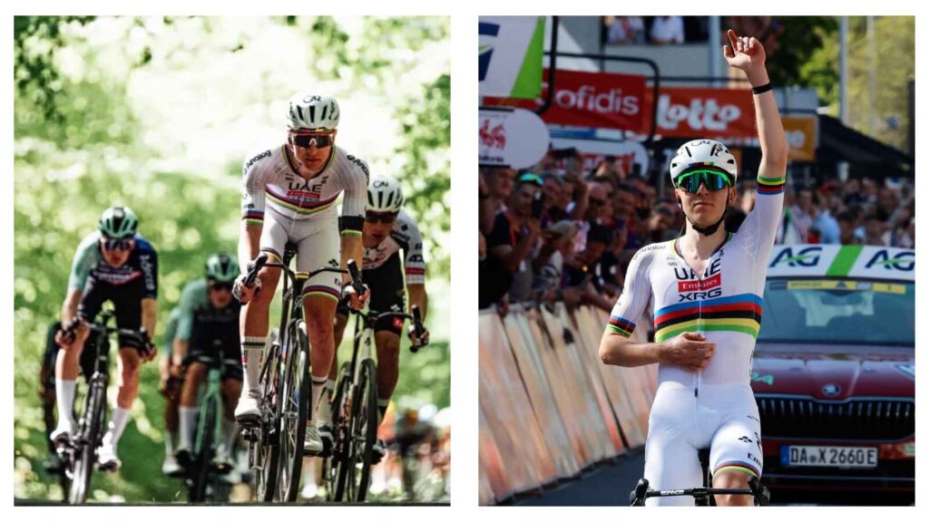 Tadej Pogačar wins Liège-Bastogne-Liège