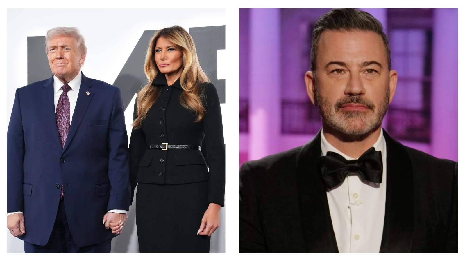 Trump, Melania and Kimmel