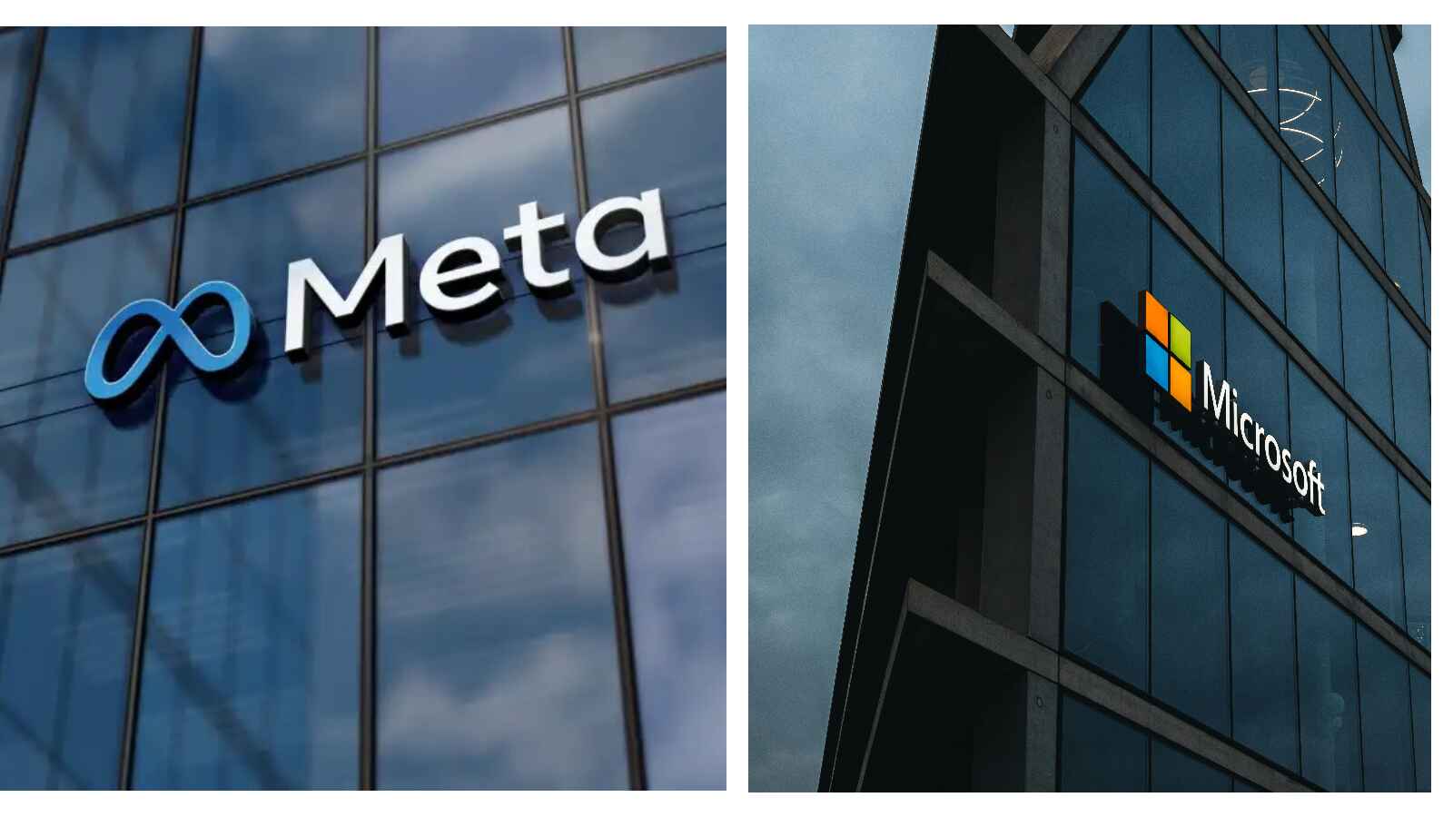 meta and Microsoft buildings