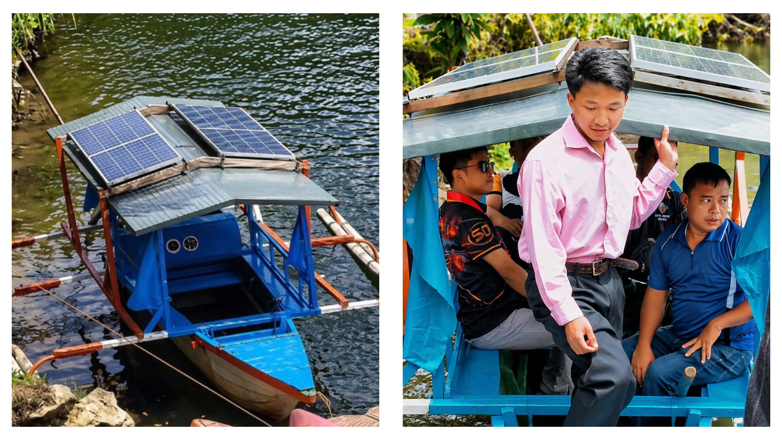 solar-powered boat