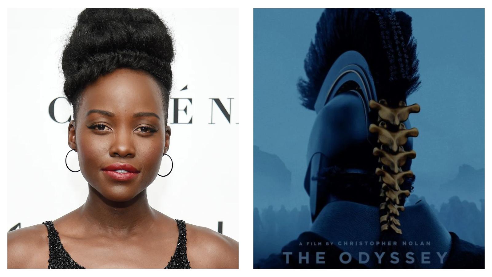 Lupita Nyong'o and The Odyssey poster