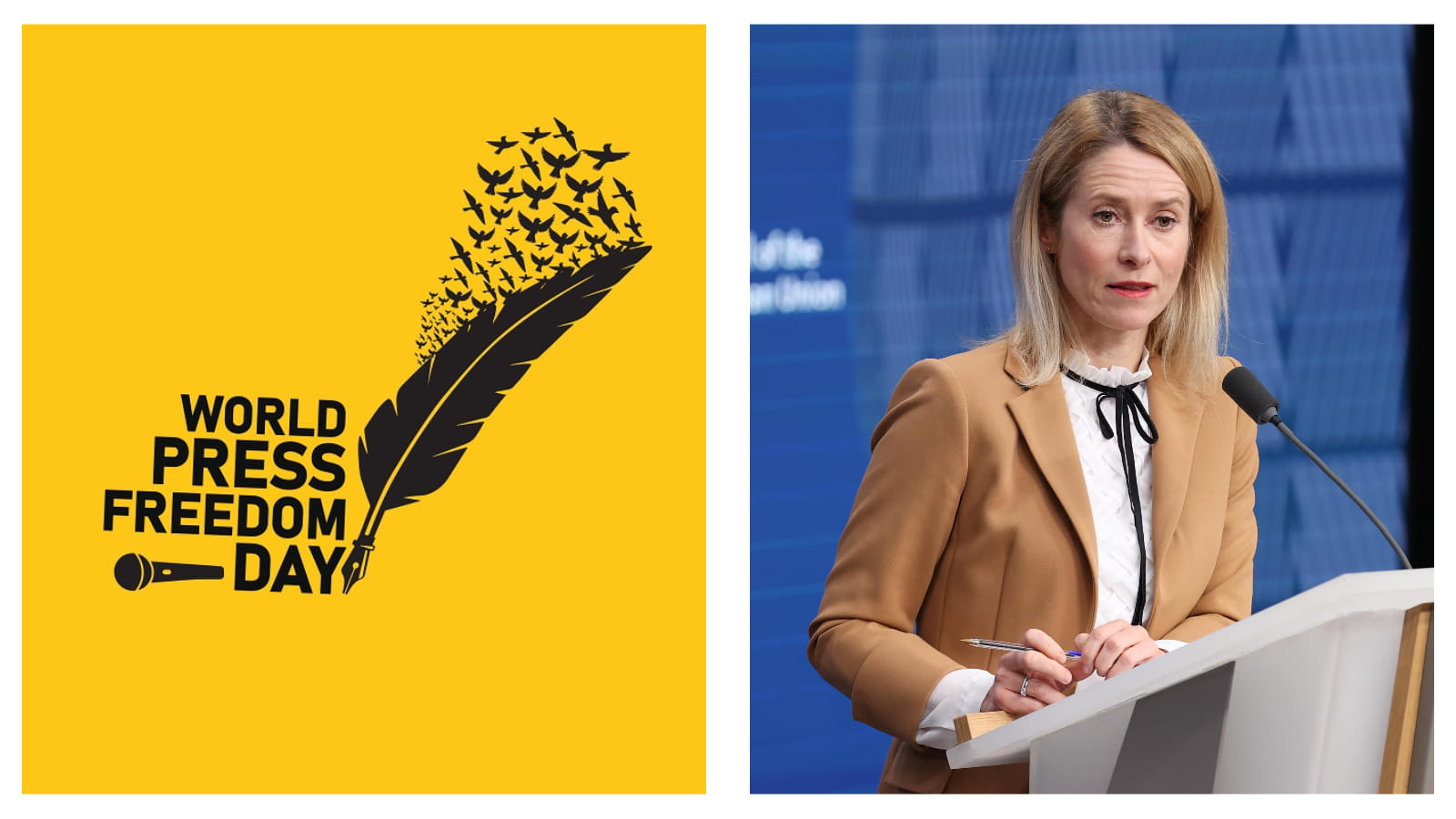 Press Freedom day and Kaja Kallas