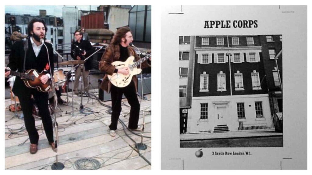 The Beatles and Apple Corps headquarters