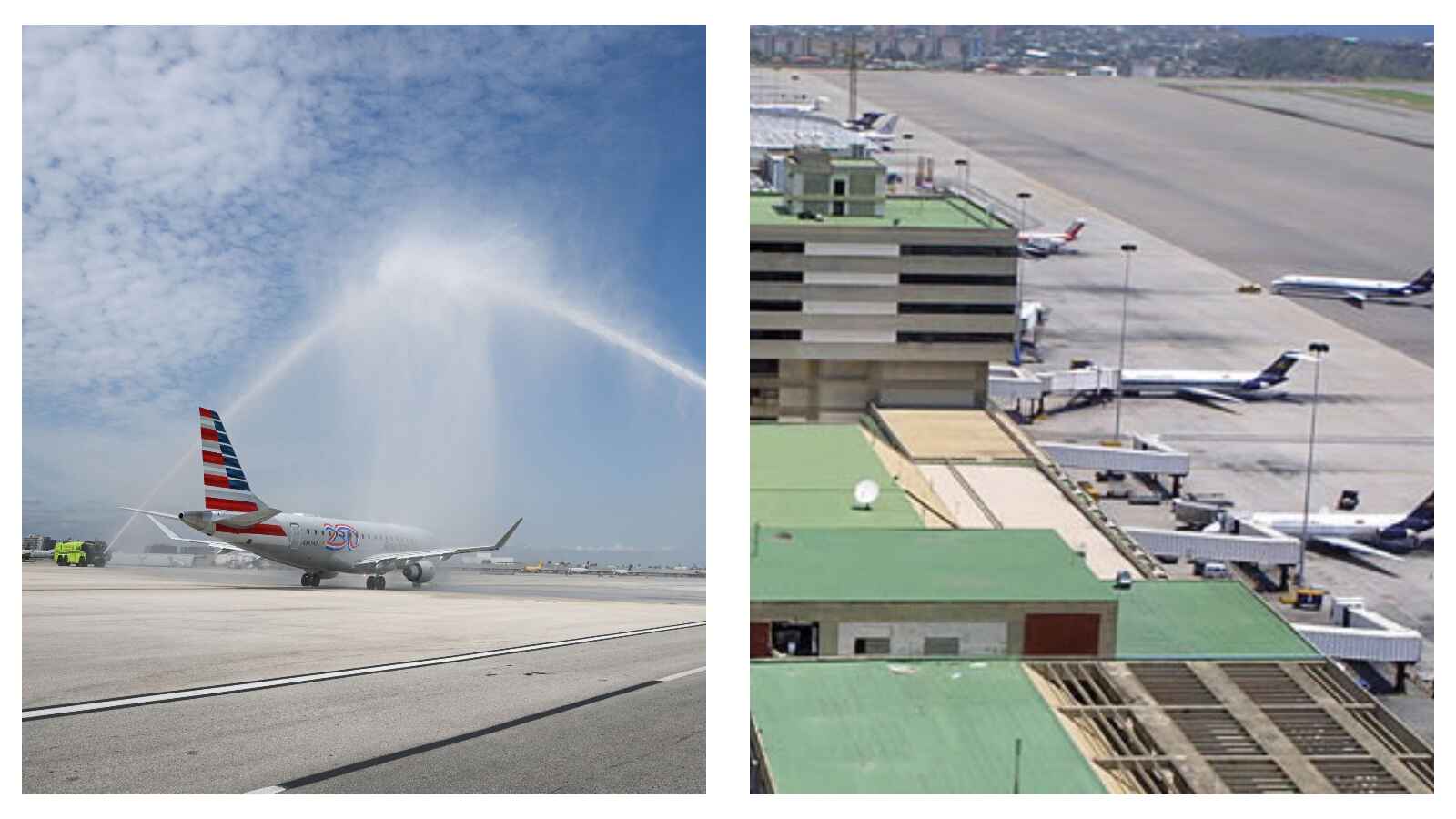 USA to Venezuela flight and Simon Bolivar Airport