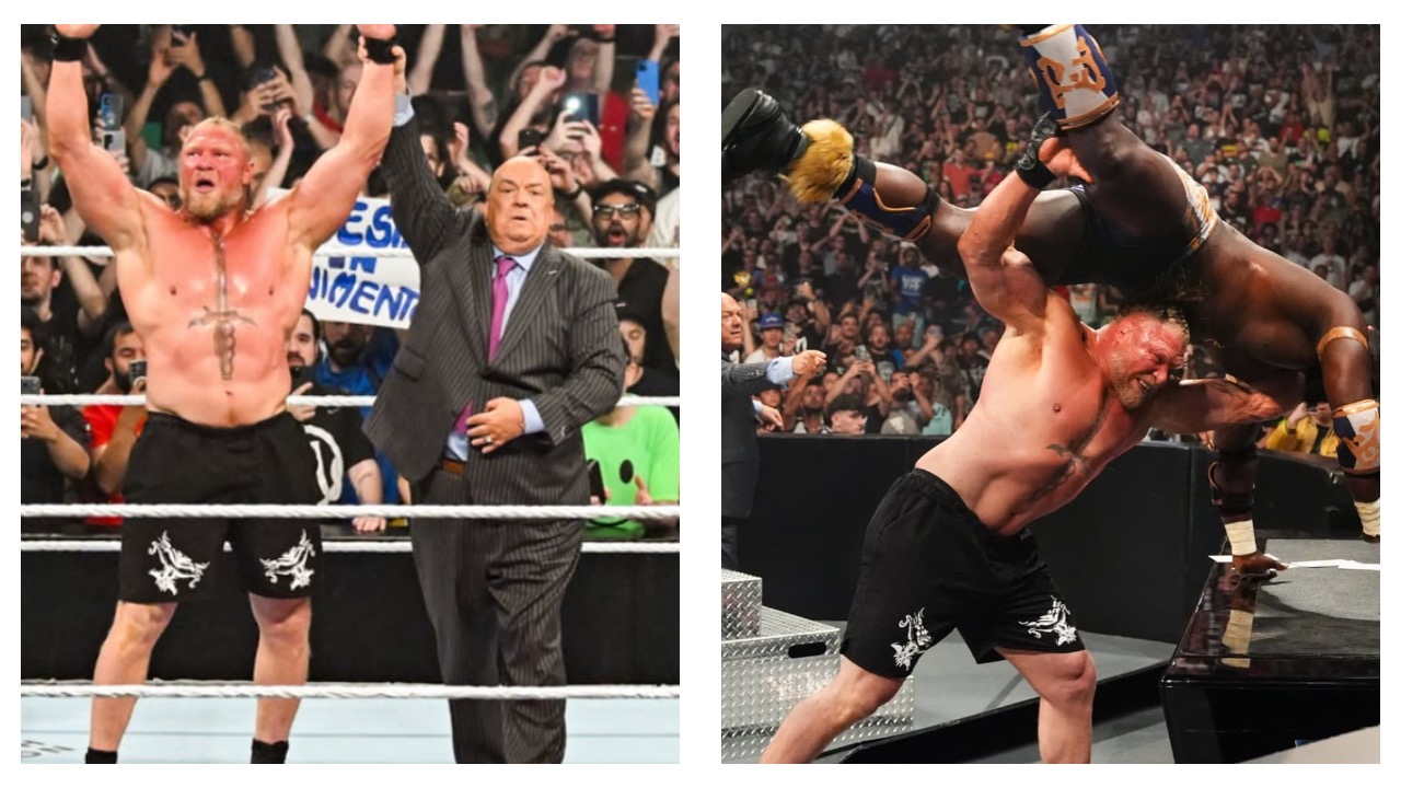 Brock Lesnar defeats Oba Femi