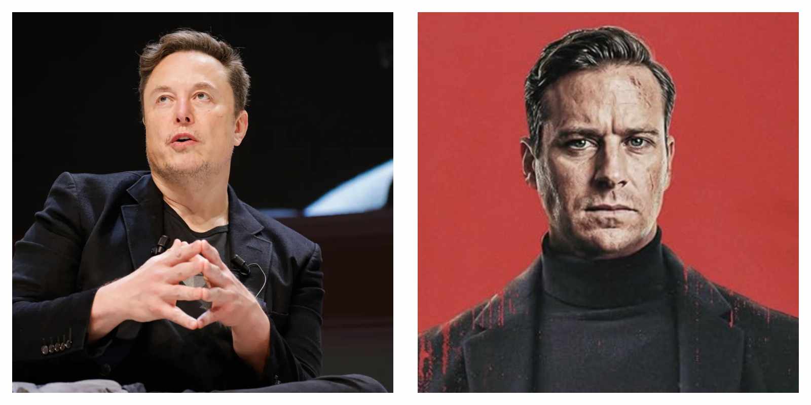 Elon Musk and Armie Hammer
