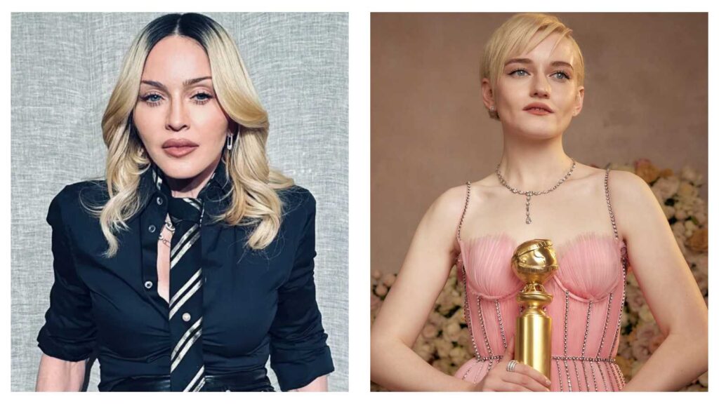 Madonna and Julia Garner