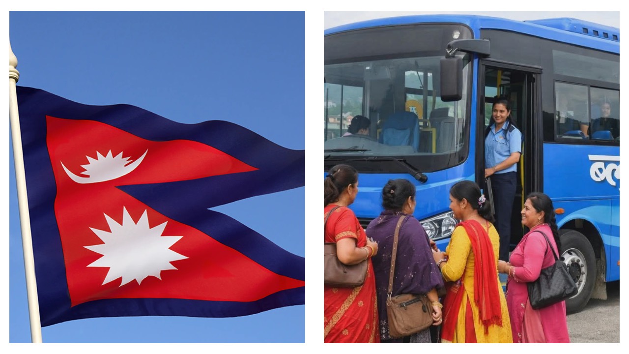 Nepal women-only bus