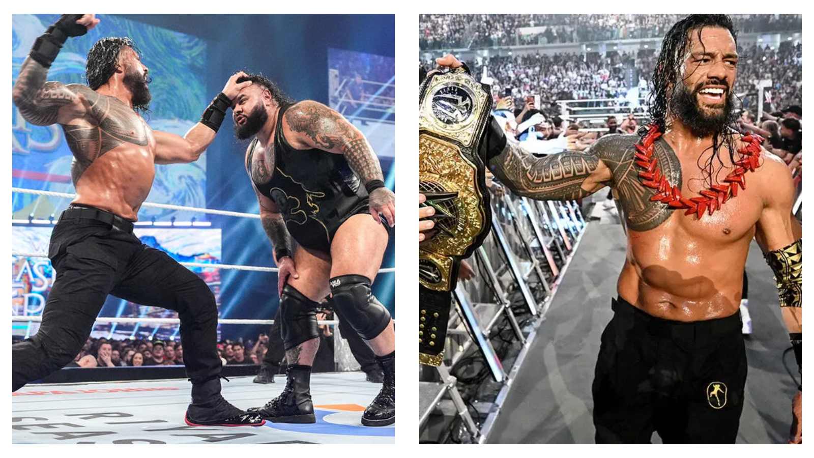 Roman Reigns defeats Jacob Fatu at Clash in Paris