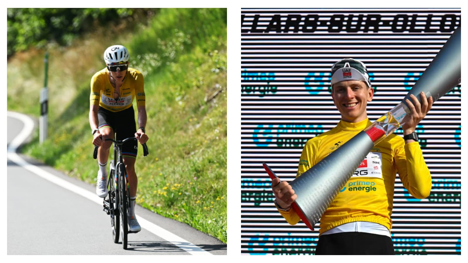 UAE Team Emirates XRG's Tadej Pogacar wins the 2026 Tour de Suisse