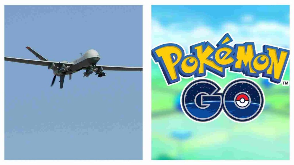 military spy drones and Pokemon Go