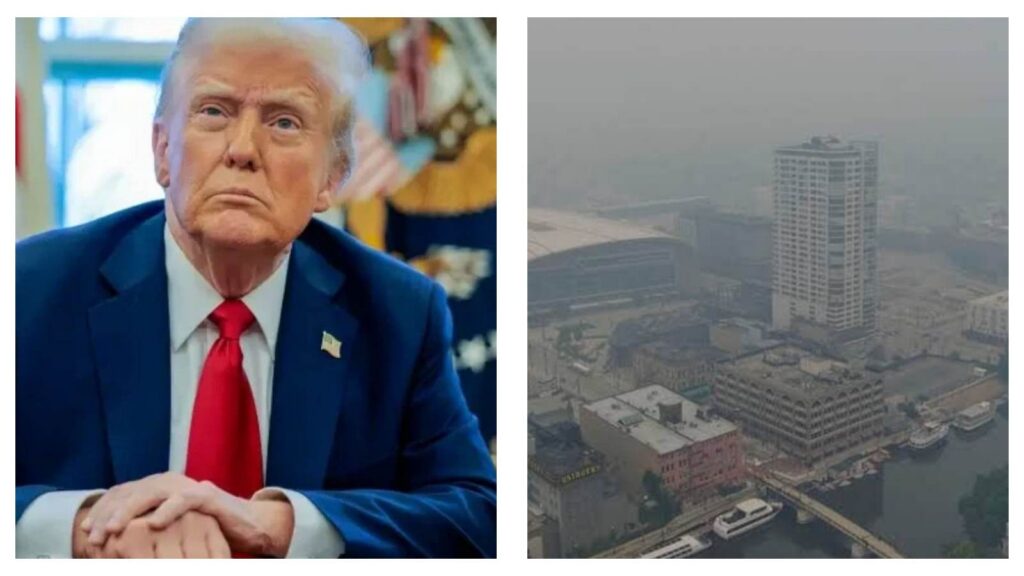 Donald Trump wildfire smoke
