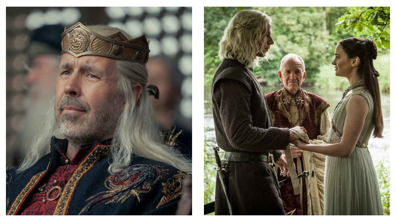 King Viserys and Rhaegar Targaryen