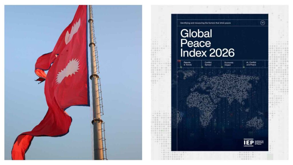 Nepal flag Global Peace Index