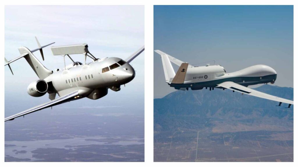 Saab GlobalEye and MQ-4C Triton